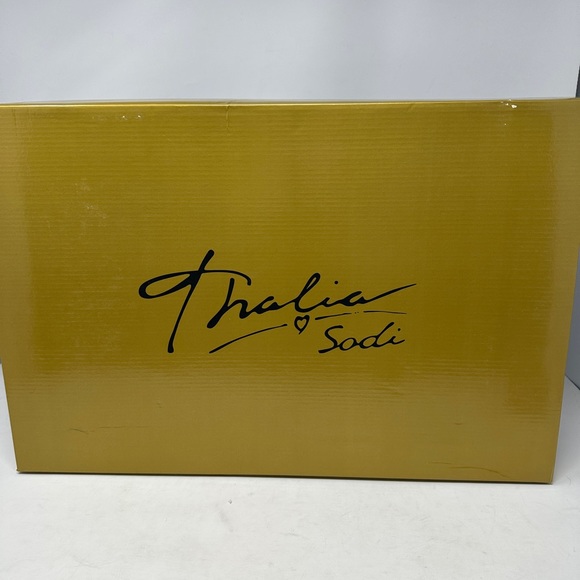 Thalia Sodi Women’s Vigi Zip Faux Leather Wide Calf Riding Boots Black 7.5 W NIB - Picture 9 of 10